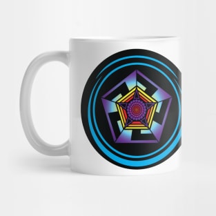 Pentagon Crop Circle Mug